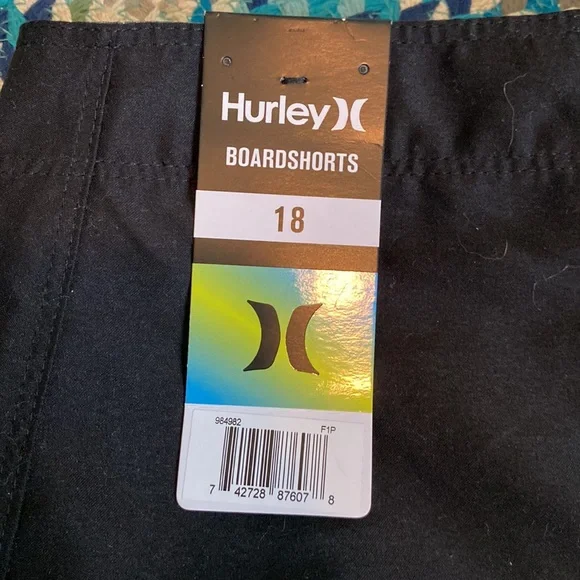 NWT Hurley Boys color block BoardShorts size 18 - Picture 6 of 6